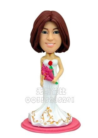 Toys Customized Polymer Clay Doll for Birthday Gift Decoration, Wedding Cake Topper