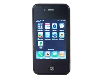 3.2" QVGA Touch Screen Quad-Band Dual SIM Dual Standby Cell Phone with FM JAVA Bluetooth (Black)