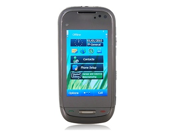 3.0" QVGA Touch Screen Slate Phone with FM Camera Bluetooth 4 GB TF Card Support (Black)