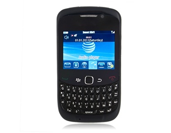 2.2" QVGA Touch Screen Quad-Band Dual SIM Dual Standby Cell Phone with FM TV JAVA WIFI Bluetooth 8GB TF Card Support (Black)