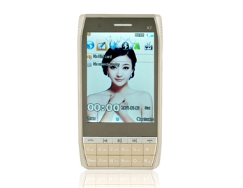 3.0" TFT Touch Screen QWERTY Board Quad Band Dual SIM Single Standby Cell Phone with FM Bluetooth 4GB TF Card Support
