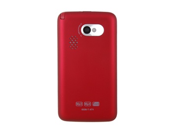 2.8" Touch Screen Quad Band Quad SIM Quad-Standby Cell Phone with 4GB TF Card Support (Red)