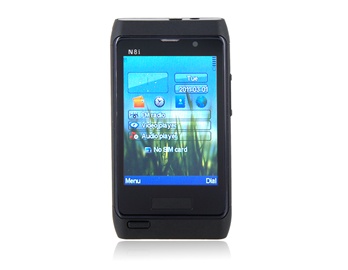 2.8" TFT Touch Screen Quad-band Triple Sim Triple Standby Cell Phone with FM TV Camera Bluetooth  (Black)