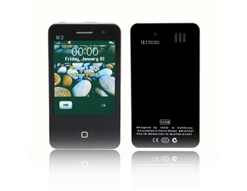 2.2" TFT Touch Screen Dual Sim Standby Quad-band Cell Phone with FM Bluetooth Support 8GB TF Card (Black)