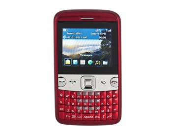 2.0" QVGA Screen Quad Band Dual SIM Dual Standby Cell Phone with TV FM Bluetooth 2GB TF Card Support (Red)