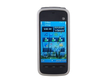 3.0" QVGA Touch Screen Triple-Band Dual SIM Dual Standby Cell Phone (Black)