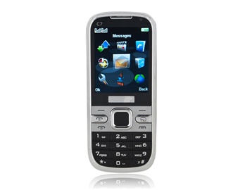2.2" QVGA Screen Bar Phone with Dual Cameras Dual SIM and 2GB TF Card Support (Black)