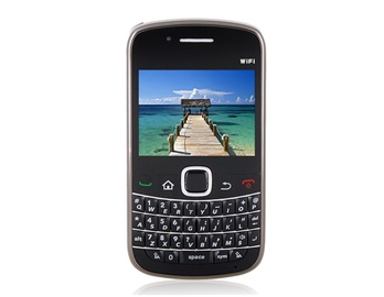 2.4" QVGA Screen Quad-band Dual SIM Dual Standby Cell Phone with TV, FM JAVA WIFI Camera Bluetooth 8GB TF Card Support (Black)