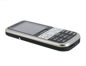 2.2" QVGA Screen Quad-band Dual SIM Dual Standby Fashion Cell Phone with TV FM Camera Bluetooth 2 GB TF Card Support (Black)