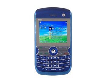 2.0" QVGA Screen Quad-Band Triple SIM Triple Standby Cell Phone with TV Bluetooth (Blue)