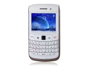 2.2" QVGA Screen Dual SIM Standby Quad-band WIFI Cell Phone with JAVA TV FM Bluetooth Dual Cameras and 8GB TF Card Support (White)