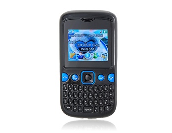 1.8" QVGA Screen Quad-band Dual Sim Dual Standby Cell Phone with FM Camera Bluetooth 2 GB TF Card Support (Blue)