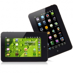 Black 7 Inch Google Android 2.2 Support Gravity Sensor Automatic Steering Display Screen Tablet PC