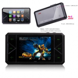 Amanda99 Free Shipping! 2GB 2.8'' TFT screen Portable MP4/ MP5 Media Player with Big Speaker/ Video/ Music/ DV/ DC/ FM/ Game/ E-book/ Clock - Black