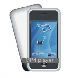 Amanda99 4GB MP4 Player With FM Radio And Built-in Microphone-2.8-inch 650K TFT Touch Screen