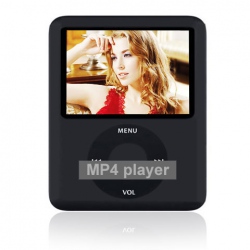 Amanda99 2.4 inch 3rd 2G mp4 262k color TFT screen; 7 EQ modes and Multi-play modes-Black