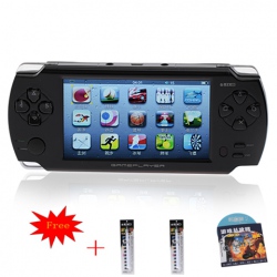 Amanda99 JXD 1000T 4G 4.3inch LED 2D Screen Sport Body Feeling Game Gaming Console with Camera,3.5mm Headphone And USB Cable（Black）