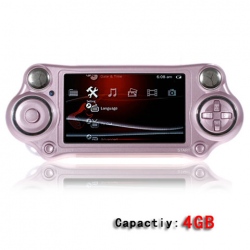 Amanda99 PSP Design 4GB 4.38" Portable Media MP5 Player with PSP Game Player &10.0 Mega Pixel Digital Camera-Pink