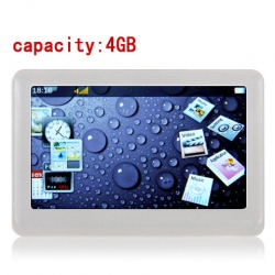 Amanda99 4.3" LCD Touch Screen 4GB MP5 Media Player Built-in Speaker & Mic With FM Radio/TV-OUT - White