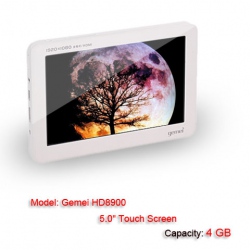 Amanda99 Gemei HD8900 5.0" Touch Screen 1920*1080 High Definition 4GB MP5 Player with HDMI and OTG Function