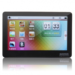 Amanda99 4GB 4.3 inch TFT Touch Screen HD MP5/Game Player with FM/TV-Out (Black)