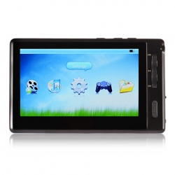 Amanda99 BX-57 8GB 4.3 inch HD Sreen Display TF card Supported MP5 Player (Silver)