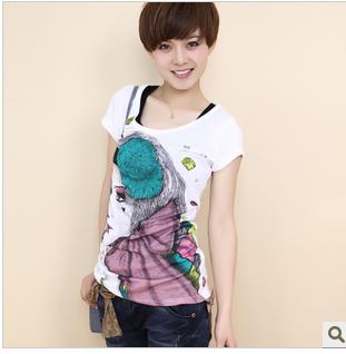 Amanda99 Stylish and Beautiful Girl Patterns Short Sleeve Blouse