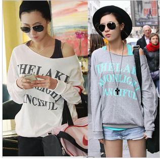 Amanda99 Fashion Korea Style English Words Printing T-Shirt