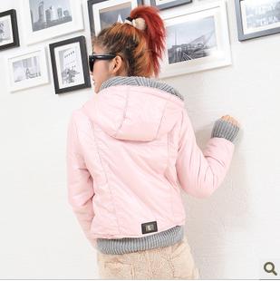 Amanda99 Corean Fashion and Casual Style Zipper Pattern Design Hooded Coat For Woman/Girl