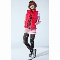 Amanda99 High Grade Flash Thick Warming Cotton Vestcoat For Women