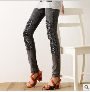 Amanda99 New Arrival Hot Sale Corean Fashion Style Paillette Decorated Low Waist Pants