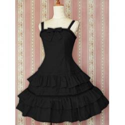 Amanda99 Gray Sleeveless Lolita Dress