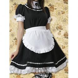 Amanda99 Black And White Lace Lolita Dress