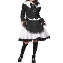 Amanda99 Black And White Lace Lolita Dress