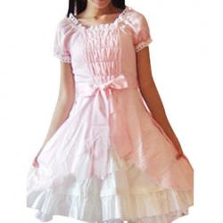 Amanda99 Pink Ruffle Lolita Dress