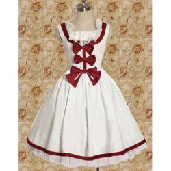 Amanda99 White Sleeveless Lolita Dress