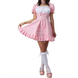 Amanda99 Pink Short Sleeves Lolita Dress