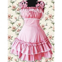 Amanda99 Pink Lace Ruffle Lolita Dress