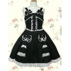 Amanda99 Black Bow Sleeveless Lolita Dress