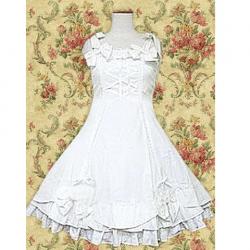 Amanda99 White Bow Sleeveless Lolita Dress
