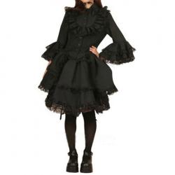 Amanda99 Black Ruffle Lace Lolita Dress