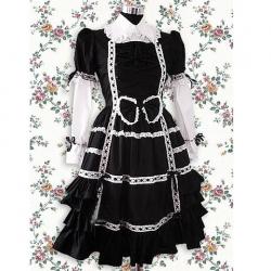 Amanda99 Black Lace Lolita Dress
