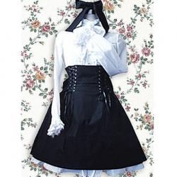 Amanda99 Black And White Lolita Blouse And Skirt