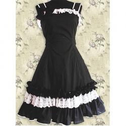 Amanda99 Black Sleeveless Lolita Dress