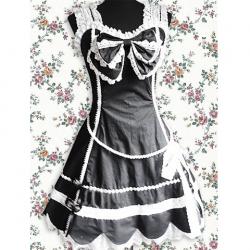 Amanda99 Black Sleeveless Lace Lolita Dress