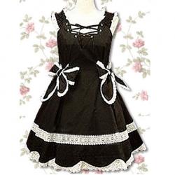 Amanda99 Black Lace Bow Lolita Dress