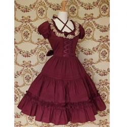 Amanda99 Red Lace Lolita Dress