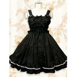 Amanda99 Black Ruffle Lolita Dress
