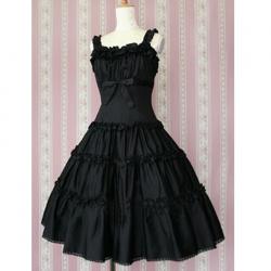 Amanda99 Black Ruffles Lolita Dress