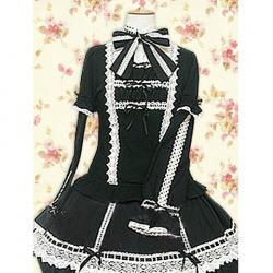 Amanda99 Black Lace Bow Lolita Dress